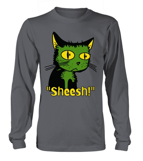 sheesh boredom vintage cartoon cat Long sleeved Unisex