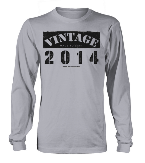 Vintage Classic 2014 9th Birthday - 9 Years Old Long sleeved Unisex