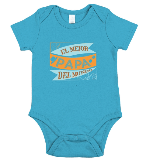 El Mejor Papa Del Mundo Short Sleeve Baby One-Piece