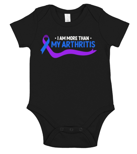 I Am More Than Arthritis Awareness Short Sleeve Baby One-Piece