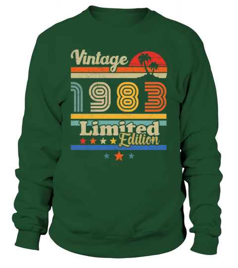1983 Vintage Born in 1983 Gift Sweatshirt Unisex