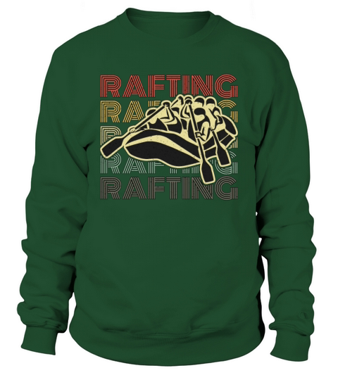 Rafting Retro Paddling Canoeing Kayaking Boating Sweatshirt Unisex