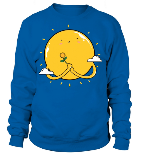 Sun And Flower Sweatshirt Unisex