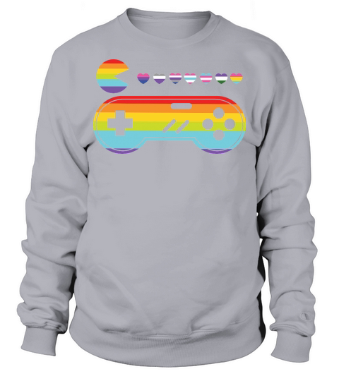 Video Game Funny Gaming LGBT Ally Sweatshirt Unisex