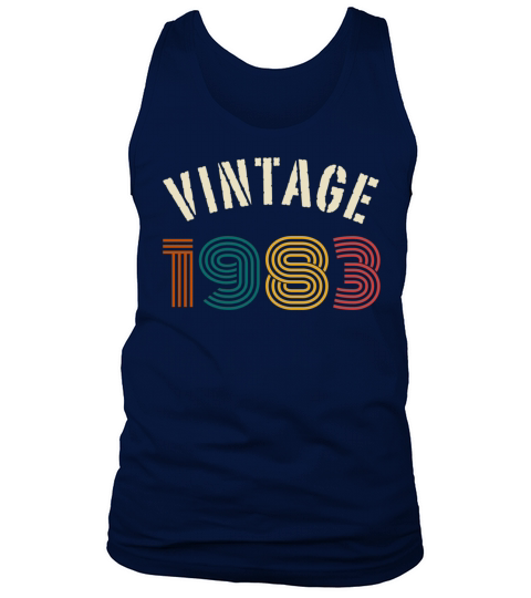 Vintage 1983 40th Birthday Tank Top Unisex
