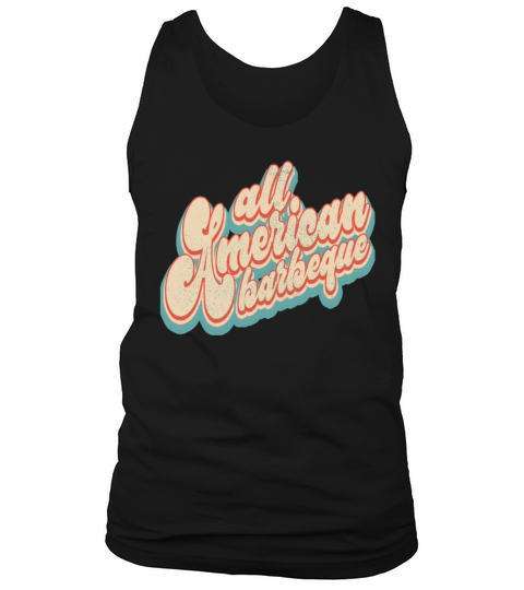Vintage Classic All American Barbeque Patriotic 4t Tank Top Unisex