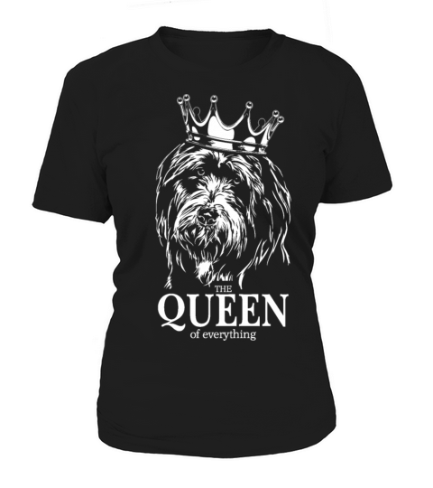 Bearded Collie Queen of everything dog quote Women's T-Shirt