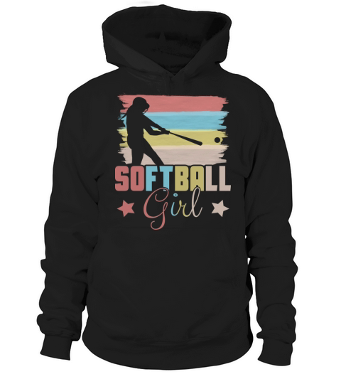 Softball Girl Hoodie Unisex