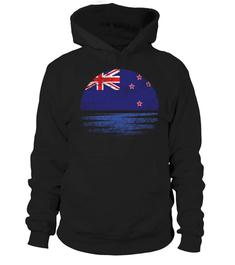 Vintage New Zealand Sunset Hoodie Unisex
