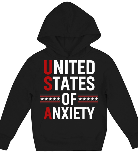 Independence Day United States of Anxiety Kids Hoodie