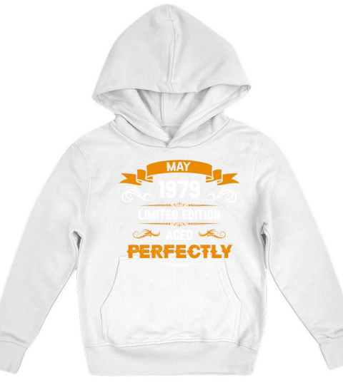 May 1979 Vintage Birthday Present Kids Hoodie