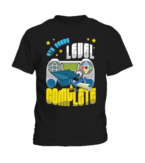 4th Grade Graduate Graduating 2023 Graduation Game Kids T-Shirt