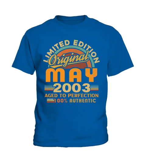 May 2003 Vintage Birthday Gift Kids T-Shirt