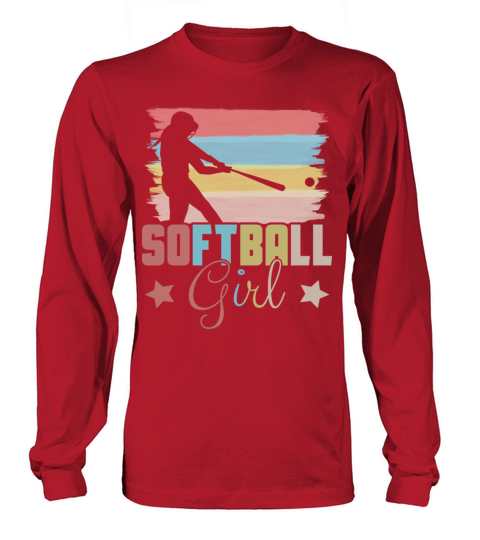 Softball Girl Long sleeved Unisex