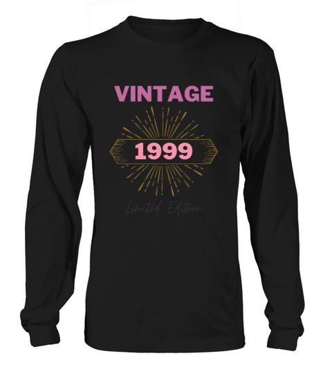 vintage 1999 limited edition Long sleeved Unisex