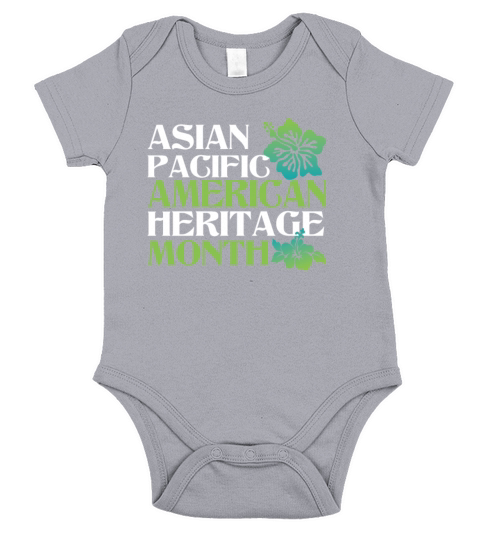 Asian Pacific American Heritage Month Short Sleeve Baby One-Piece