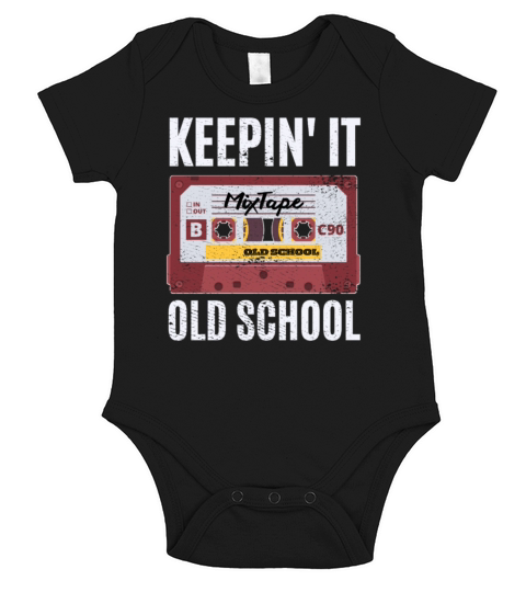Keeping It Old School Short Sleeve Baby One-Piece