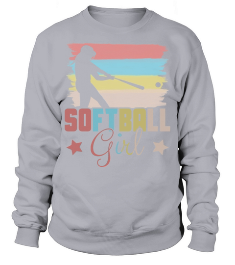 Softball Girl Sweatshirt Unisex