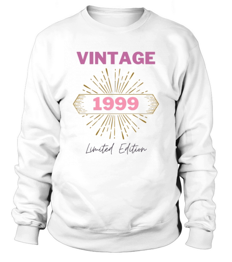 vintage 1999 limited edition Sweatshirt Unisex
