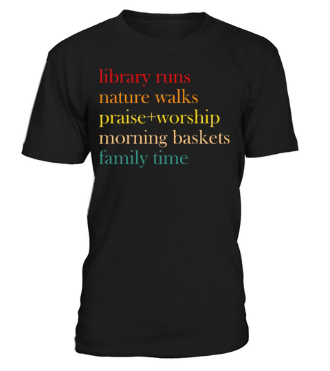 library runs nature walks praise T-Shirt Unisex