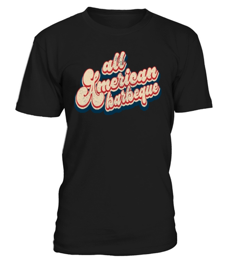 Vintage All American Barbeque Patriotic 4th of Jul T-Shirt Unisex