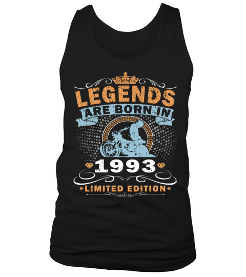 1993 Anniversary Vintage Biker Motorcycle Gift Tank Top Unisex