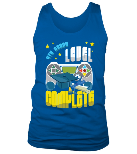 4th Grade Graduate Graduating 2023 Graduation Game Tank Top Unisex