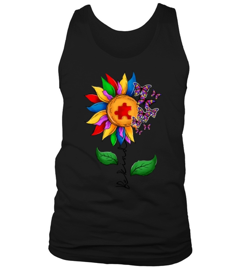 Autism Awareness Month Be Kind Tank Top Unisex