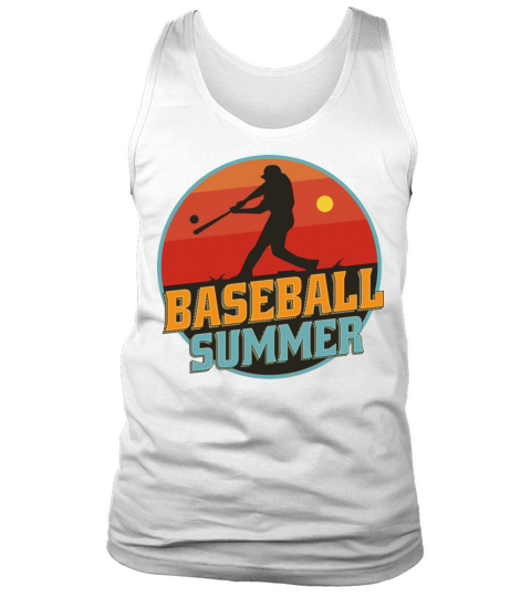 Baseball Summer Vintage Style Tank Top Unisex