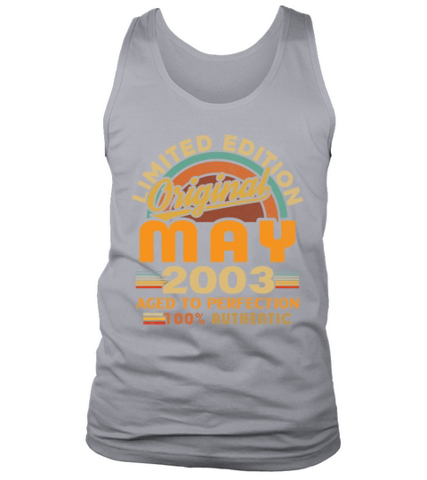 May 2003 Vintage Birthday Gift Tank Top Unisex