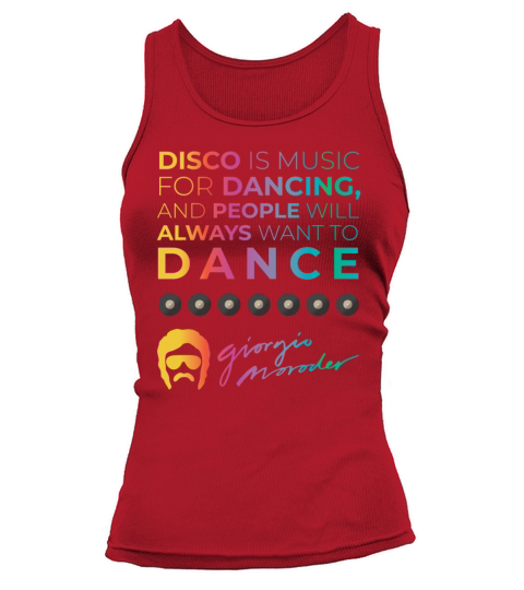 Disco is music for dancing Tank top Woman