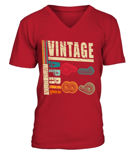 April 1968 Vintage V-Neck T-shirt