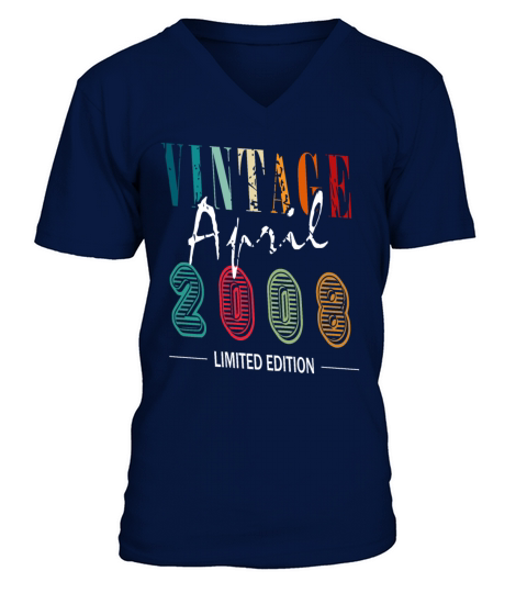 Legend since 2008 April 15 years of perfection V-Neck T-shirt