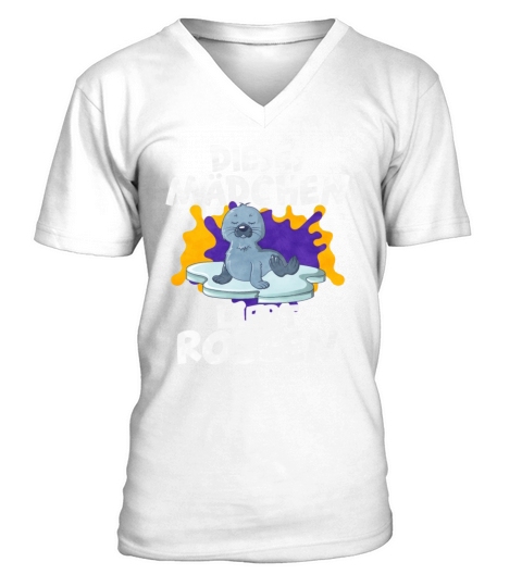 Seal German Quote V-Neck T-shirt