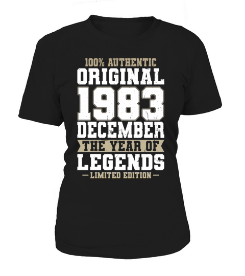 40th birthday december 1983 original 1983 Women's T-Shirt