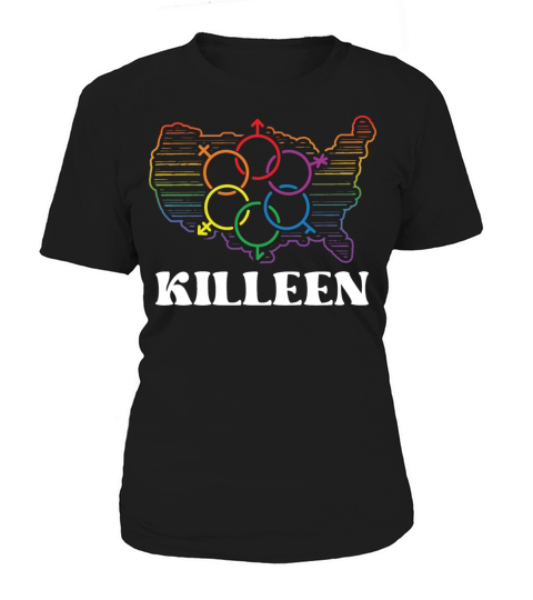 Killeen Pride Flag Pride Month LGBTQ Flag LGBT Com Women's T-Shirt