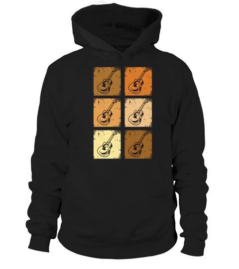Vintage Guitars Hoodie Unisex