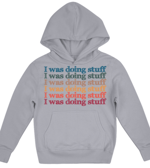 I was doing stuff vintage Kids Hoodie