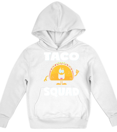 Taco Squad Vintage Funny Parties Tacos Love Kids Hoodie