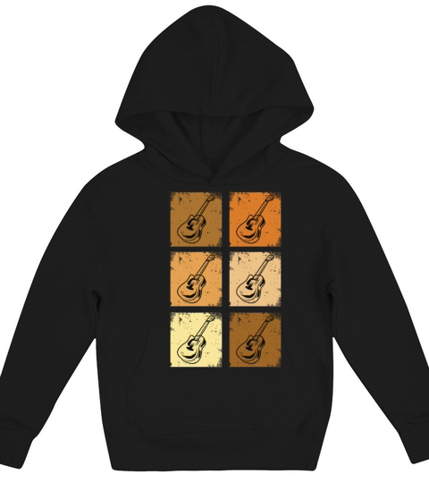 Vintage Guitars Kids Hoodie