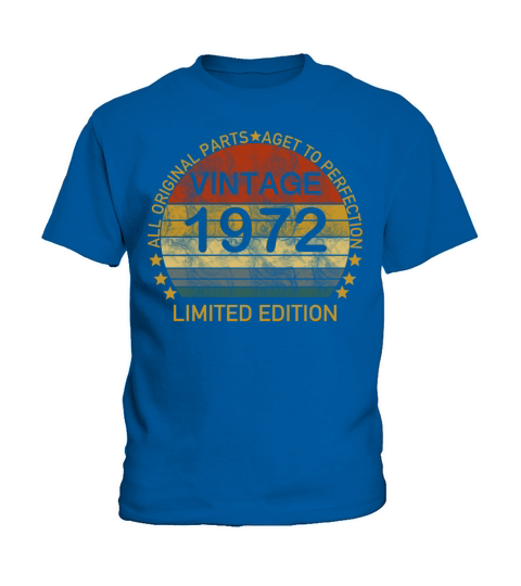 Vintage 1972 Kids T-Shirt