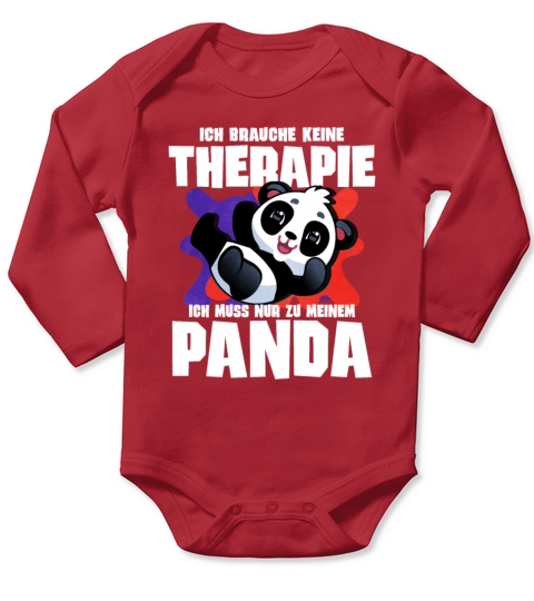 Panda Long Sleeve Baby One-Piece