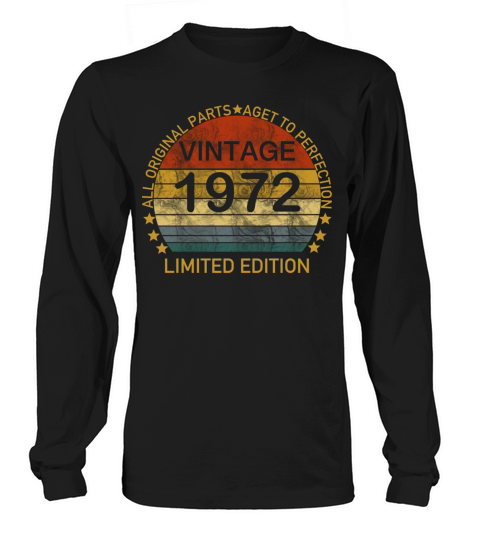 Vintage 1972 Long sleeved Unisex