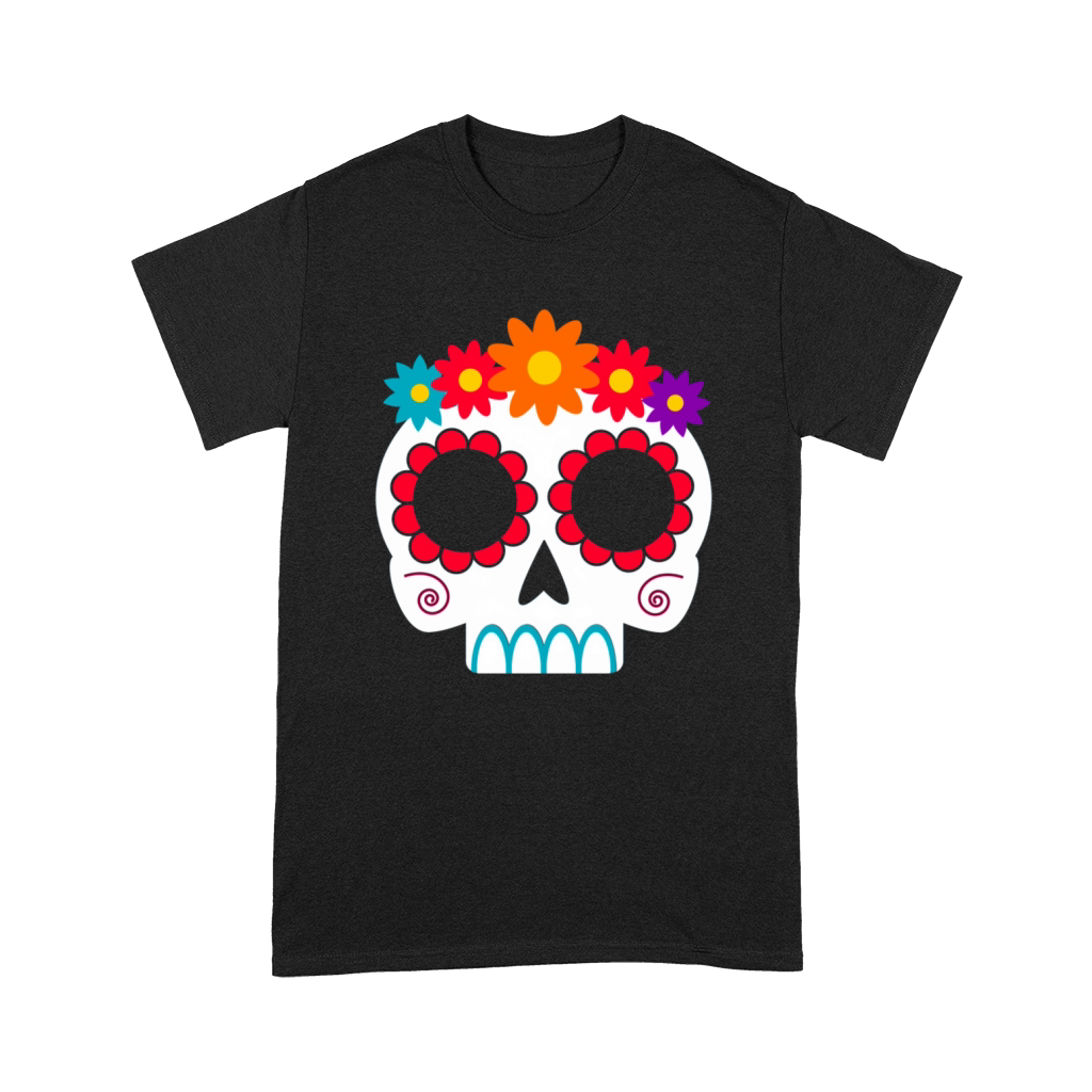 flover white skull Premium T-shirt