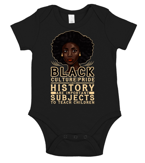 Black Culture Pride History African American Histo Short Sleeve Baby One-Piece