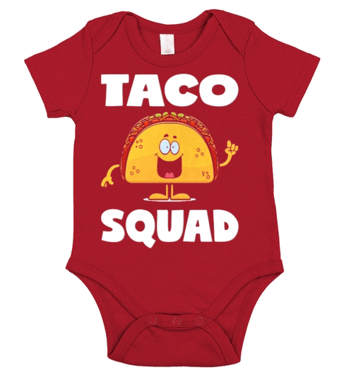Taco Squad Vintage Funny Parties Tacos Love Short Sleeve Baby One-Piece