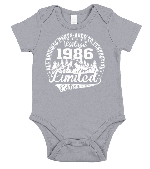 Vintage made in 1986 Short Sleeve Baby One-Piece