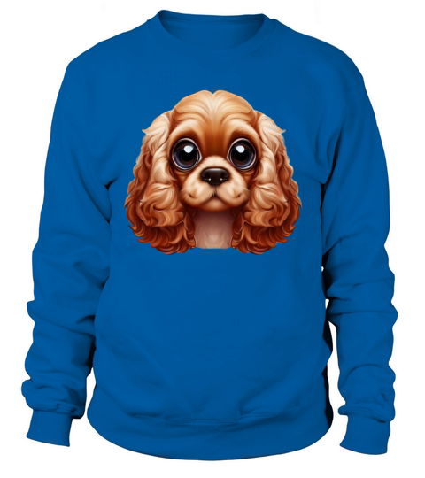Cuddle-worthy Cocker Spaniel Sweatshirt Unisex