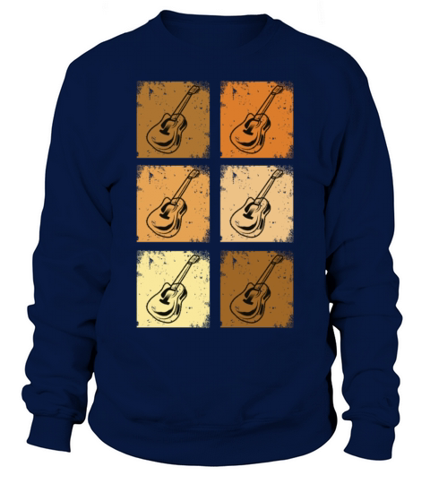 Vintage Guitars Sweatshirt Unisex