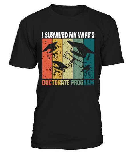 Retro Doctoral PhD Graduating Doctors Graduate T-Shirt Unisex